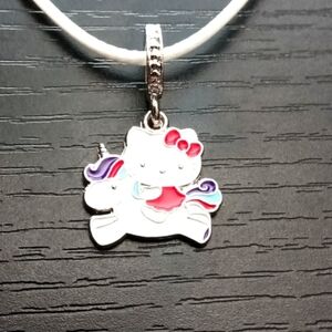 NEW Hello Kitty & Unicorn Corded 18" Necklace